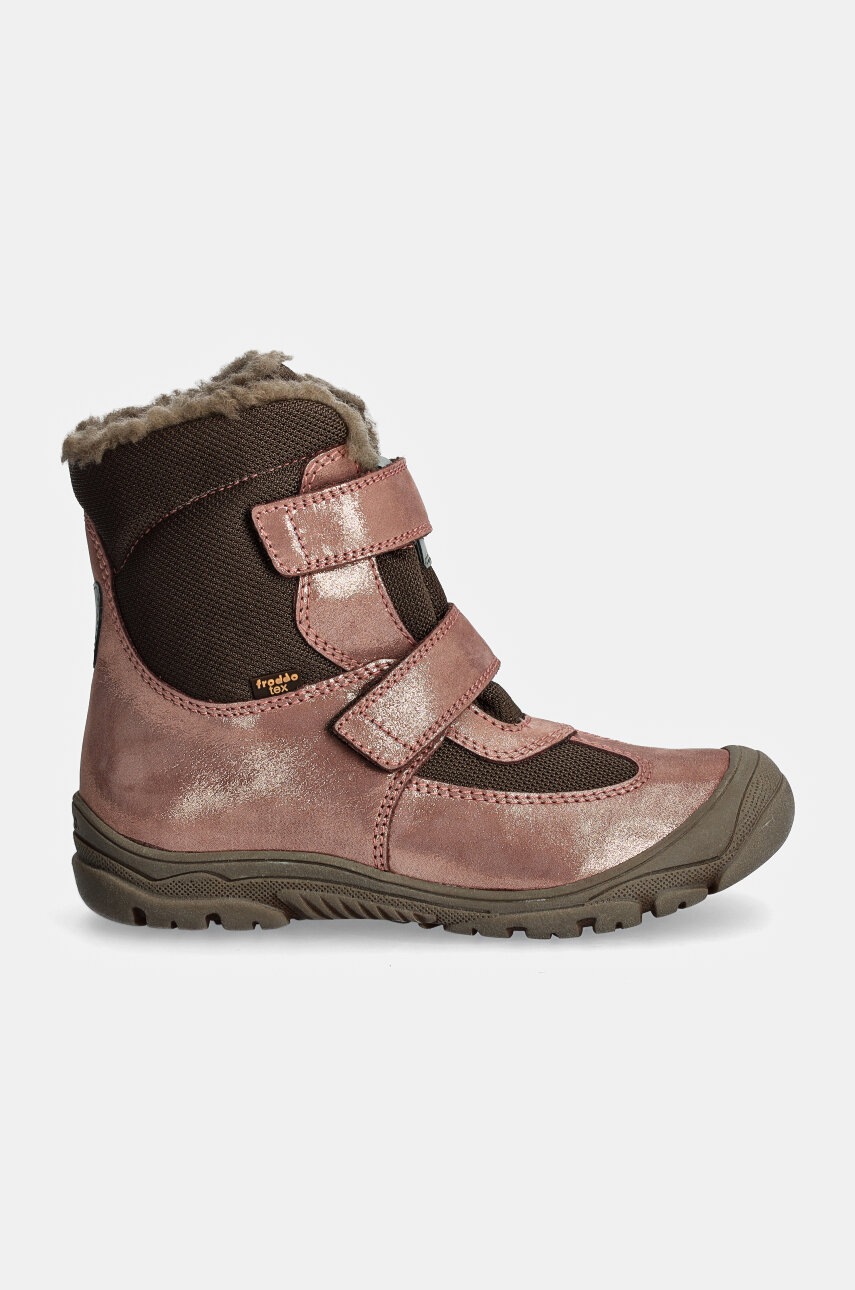 Дитячі чоботи Froddo LINZ WOOL TEX HIGH колір рожевий G3160229