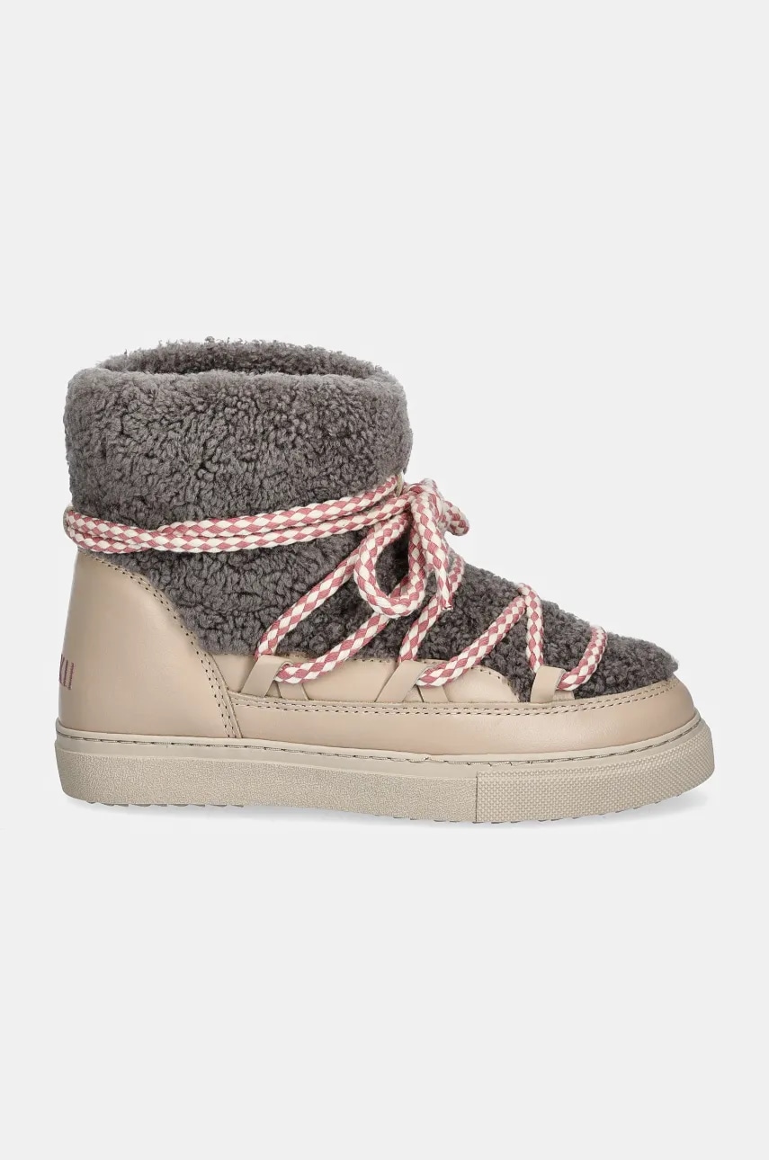 Дитячі зимові черевики Inuikii CURLY колір бежевий 65202.019 Дитячі зимові черевики Inuikii CURLY колір бежевий 65202.019