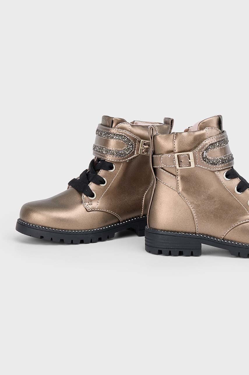 Дитячі черевики Mayoral колір бежевий  44483