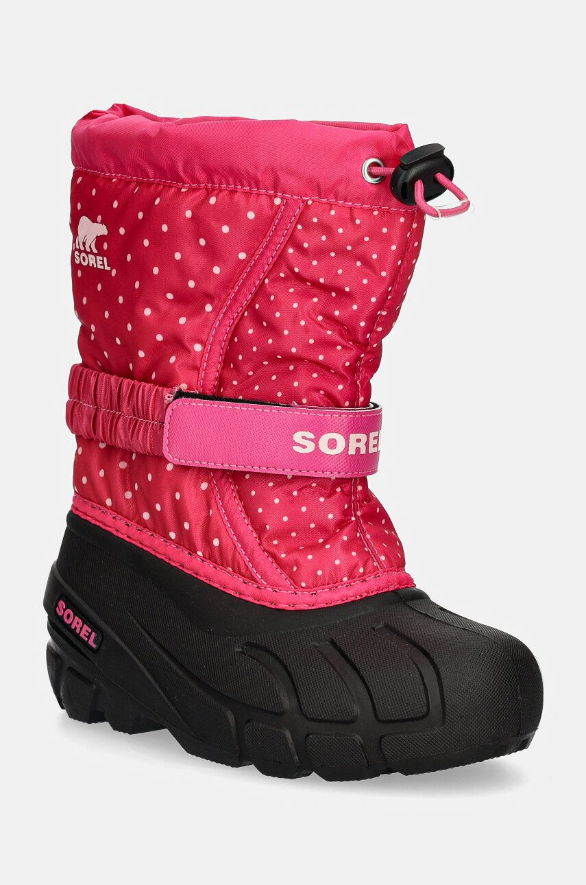 Sorel cizme de iarna copii CHILDRENS FLURRY BO culoarea roz, 2114092