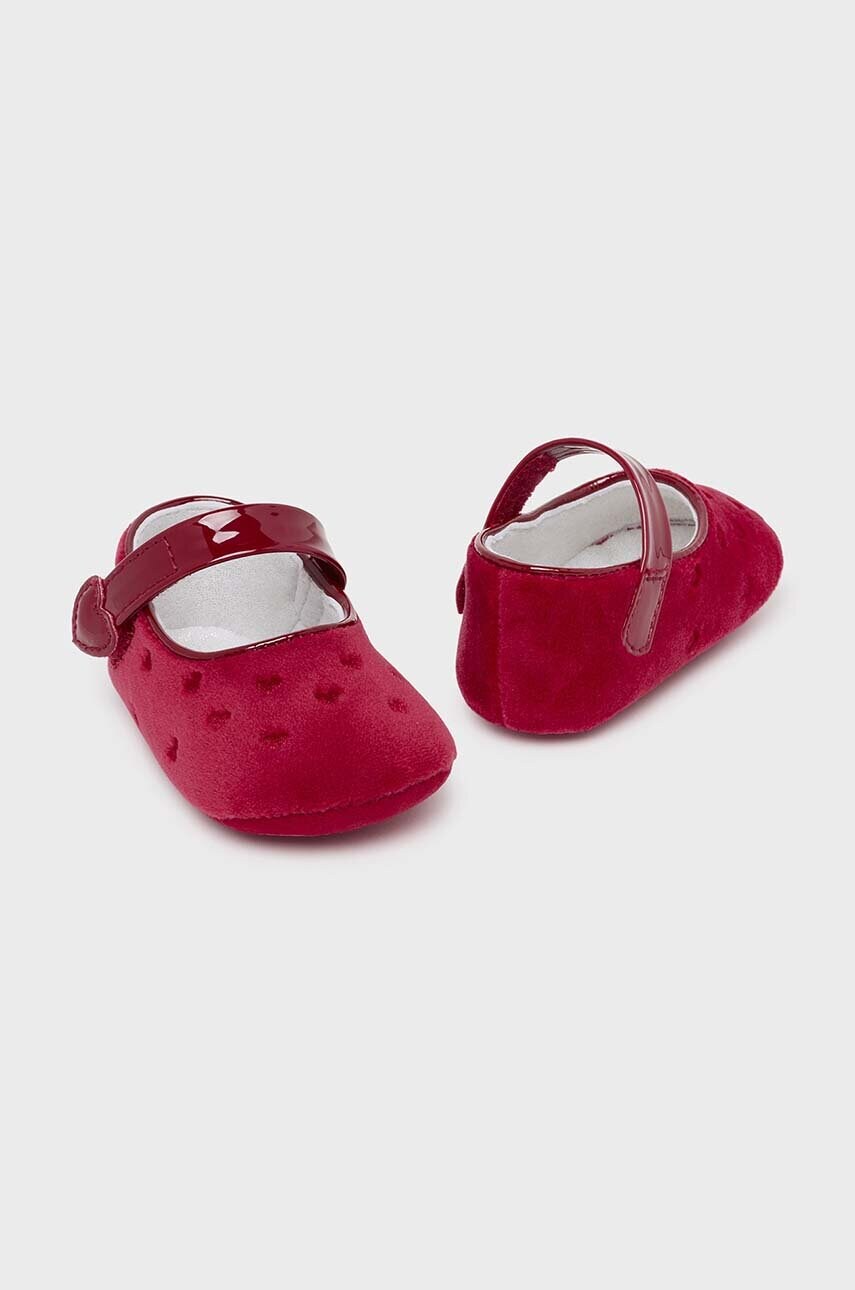 Mayoral Newborn pantofi pentru bebelusi culoarea rosu, 9794