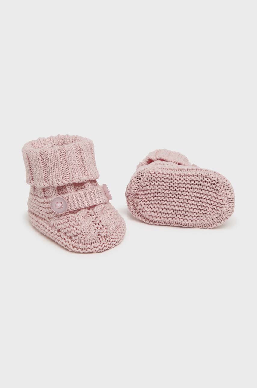 

Бебешки обувки Mayoral Newborn в розово 9798, Розов