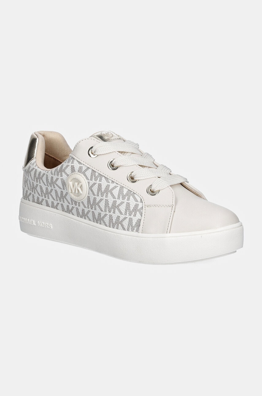 Michael Kors sneakers pentru copii JORDANA AUDREY culoarea bej, MK101062 Michael Kors sneakers pentru copii JORDANA AUDREY culoarea bej, MK101062