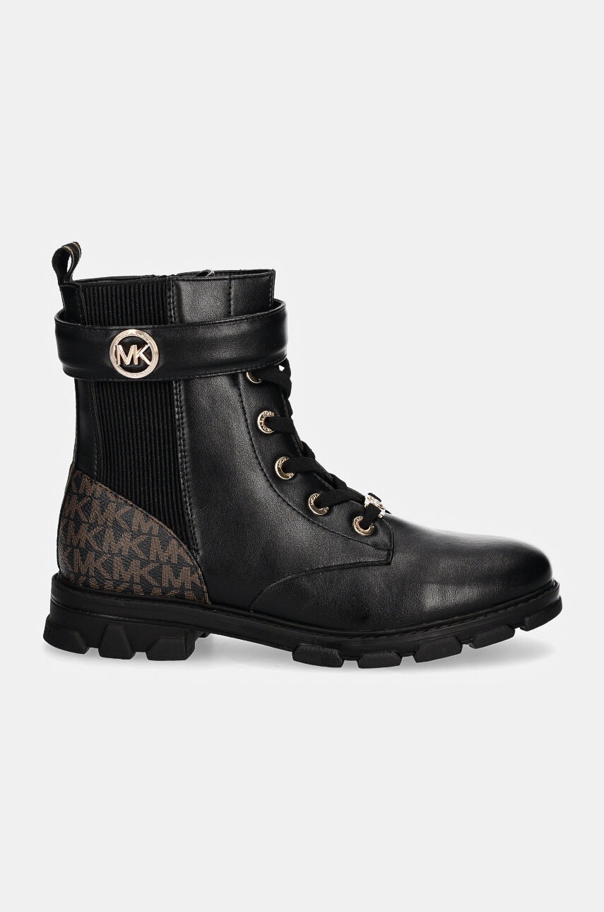 Дитячі черевики Michael Kors RIDLEY STARK 2 колір чорний  MK101105 Дитячі черевики Michael Kors RIDLEY STARK 2 колір чорний  MK101105