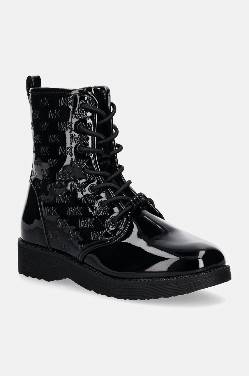 Michael Kors bocanci copii HASKELL MK FACET culoarea negru, MK101144 Michael Kors bocanci copii HASKELL MK FACET culoarea negru, MK101144