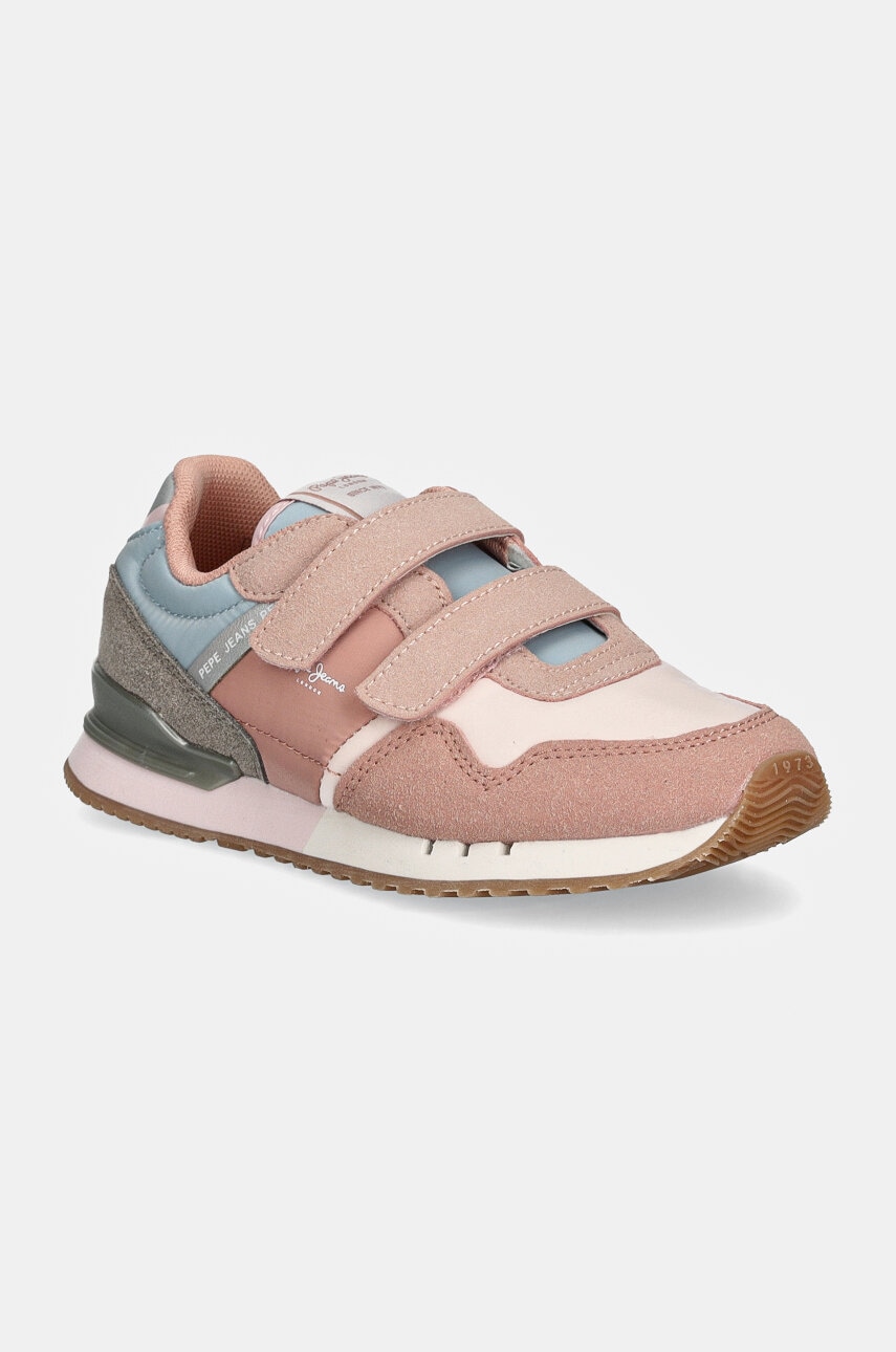 Pepe Jeans sneakers LONDON COLORS culoarea roz, PGS40007 Pepe Jeans sneakers LONDON COLORS culoarea roz, PGS40007