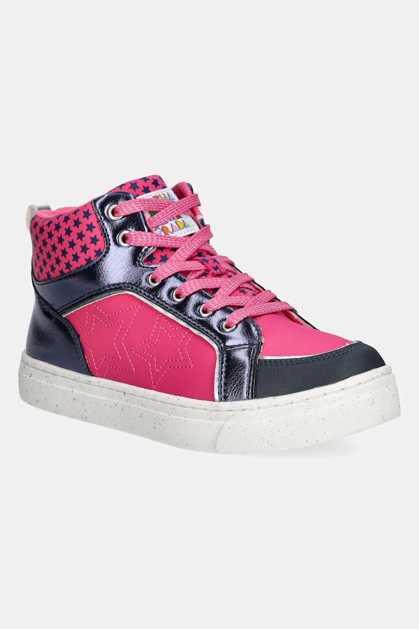 Agatha Ruiz de la Prada sneakers pentru copii culoarea roz, 241955 Agatha Ruiz de la Prada sneakers pentru copii culoarea roz, 241955
