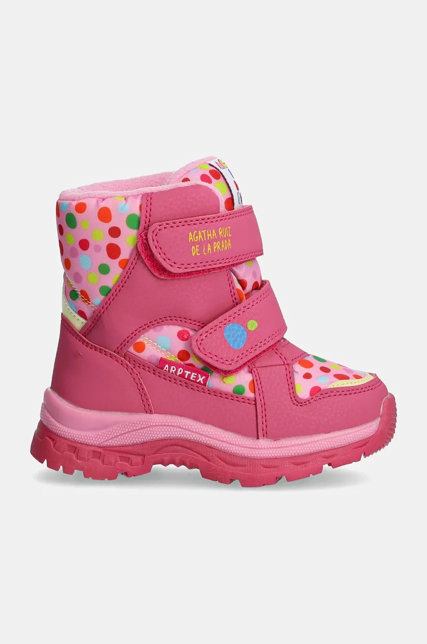 Дитячі замшеві кросівки Agatha Ruiz de la Prada колір рожевий 241990 Дитячі замшеві кросівки Agatha Ruiz de la Prada колір рожевий 241990