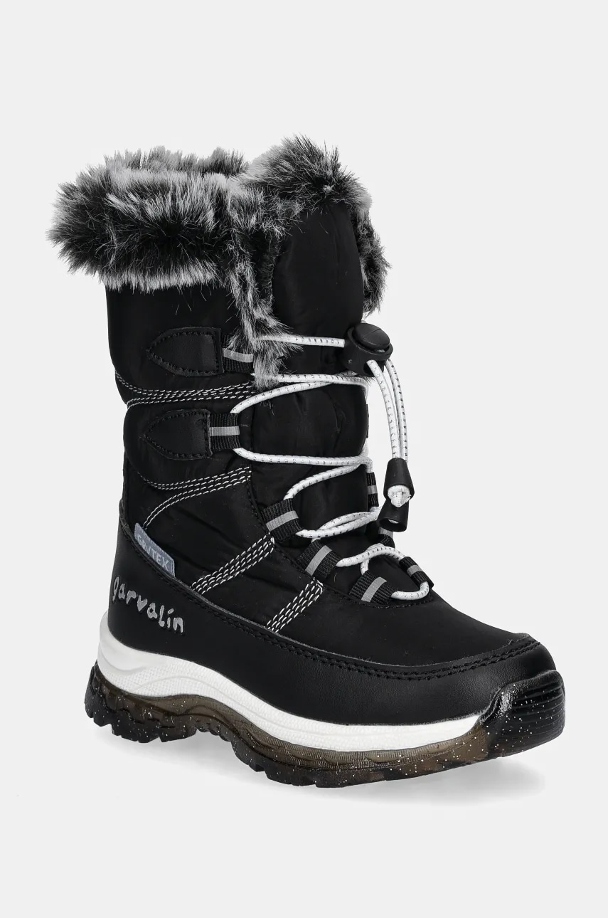 Garvalin cizme de iarnă copii culoarea negru, 241852 Garvalin cizme de iarnă copii culoarea negru, 241852