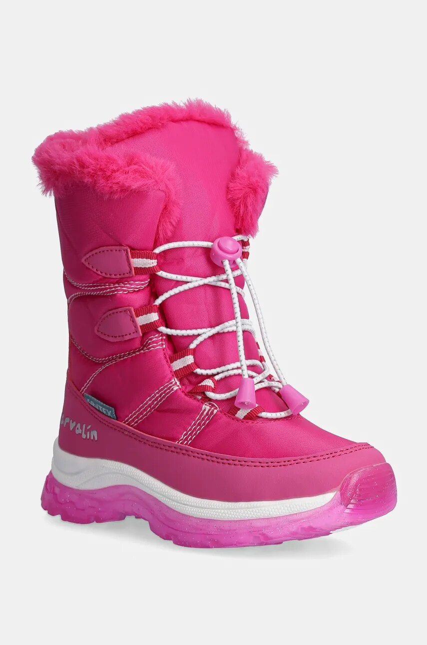 Garvalin cizme de iarna copii culoarea roz, 241852 Garvalin cizme de iarna copii culoarea roz, 241852