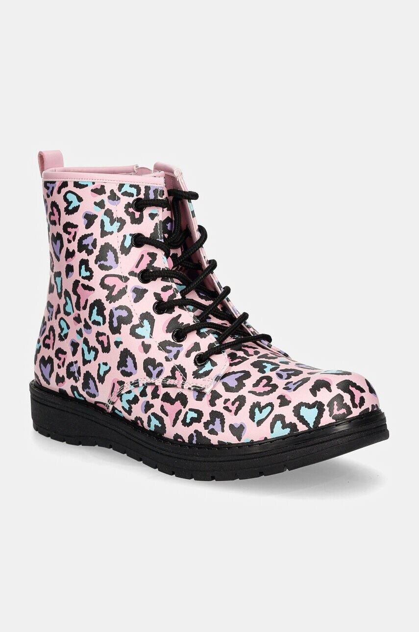 Skechers bocanci copii GRAVLEN culoarea roz, 302918L