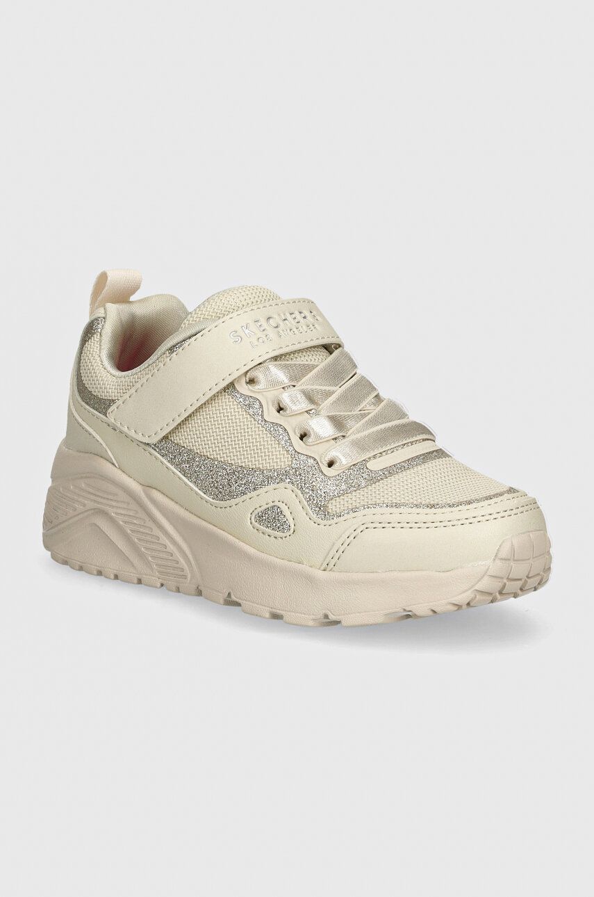 Skechers sneakers pentru copii UNO LITE culoarea auriu, 310479L