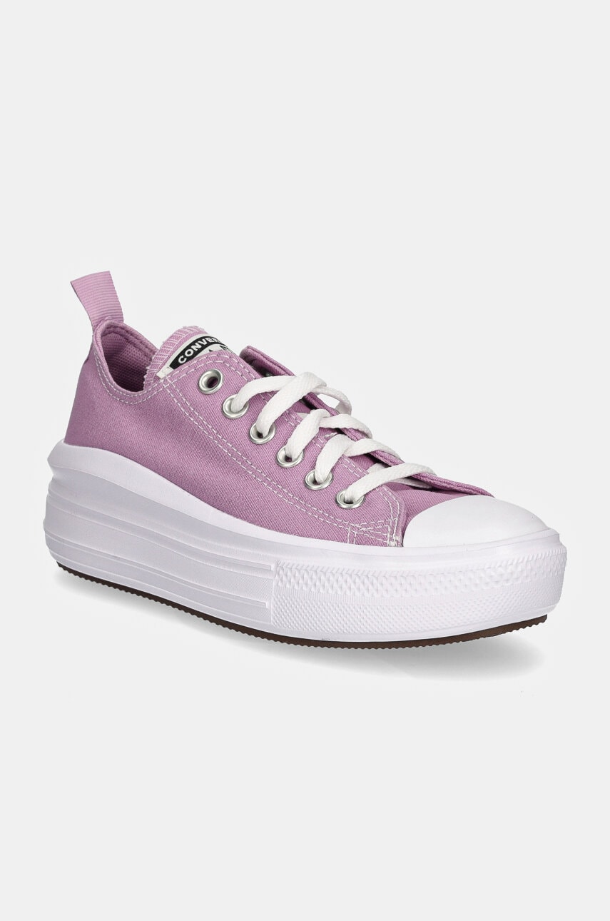 Converse tenisi CHUCK TAYLOR ALL STAR MOVE culoarea violet, A10390C Converse tenisi CHUCK TAYLOR ALL STAR MOVE culoarea violet, A10390C