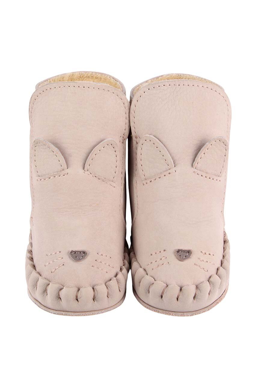 Δερμάτινα βρεφικά παπούτσια Donsje Kapi Classic Booties Cat φωτογραφία