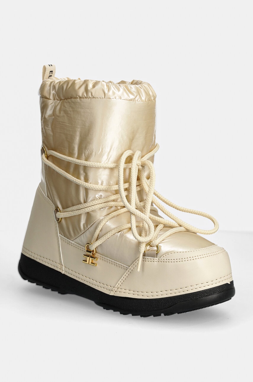 Elisabetta Franchi cizme de iarna copii culoarea bej, F4A6.E0168.1047