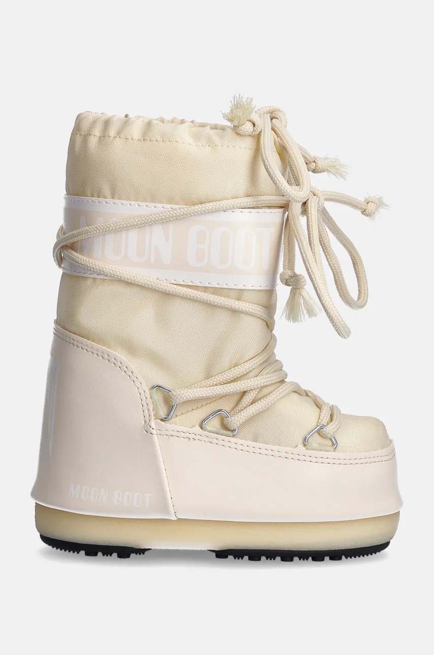 Детские сапоги Moon Boot ICON NYLON цвет бежевый 80D1400440 Детские сапоги Moon Boot ICON NYLON цвет бежевый 80D1400440