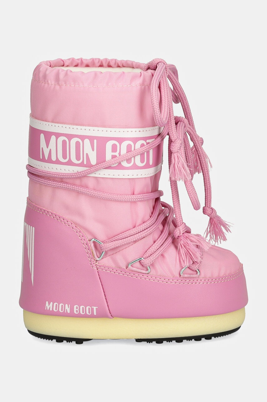 Детские сапоги Moon Boot ICON NYLON цвет розовый 80D1400440