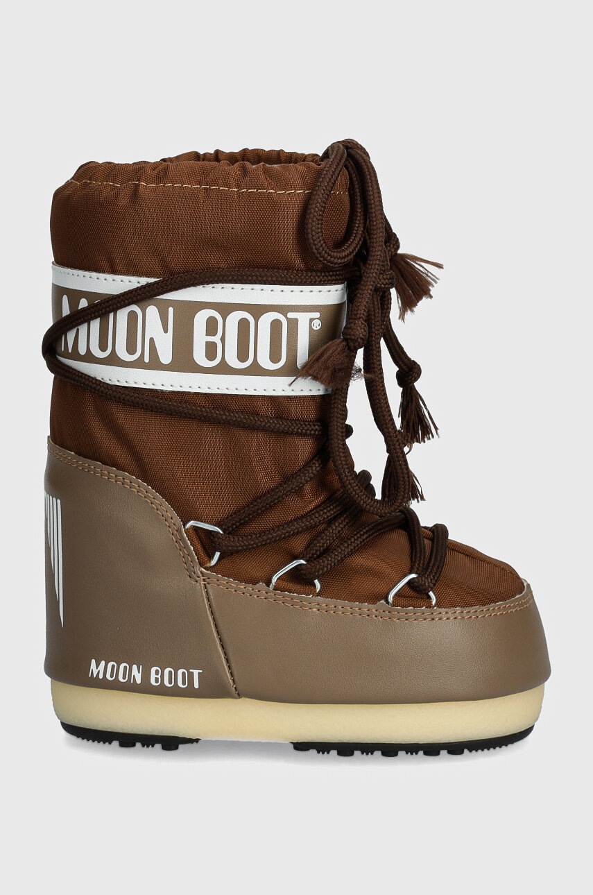 Детские сапоги Moon Boot ICON NYLON цвет коричневый 80D1400440