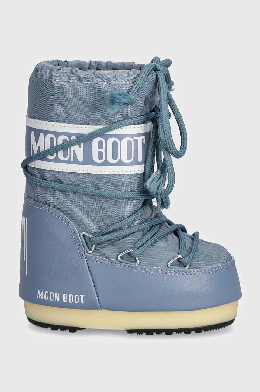 Детские сапоги Moon Boot ICON NYLON цвет серый 80D1400440