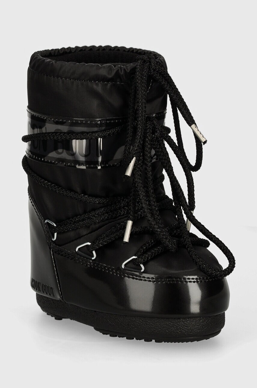 Levně Dětské sněhule Moon Boot ICON GLANCE černá barva, 80D1401680
