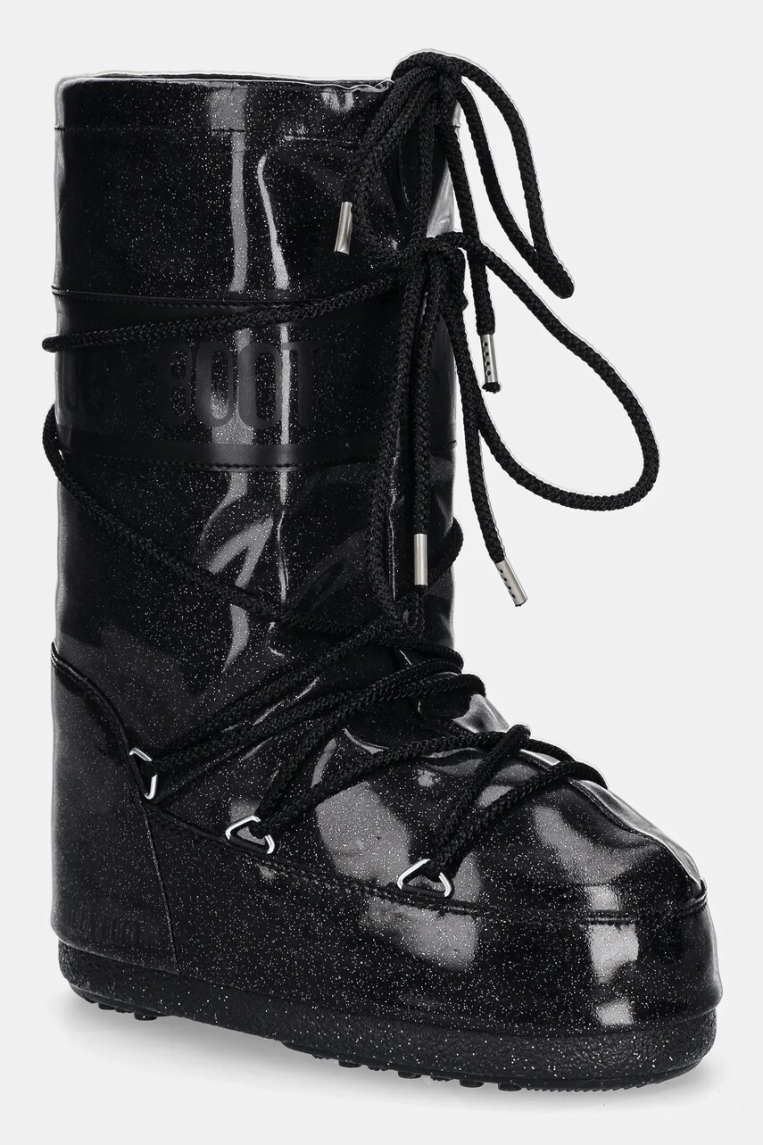 Levně Dětské sněhule Moon Boot ICON GLITTER černá barva, 80D1402850