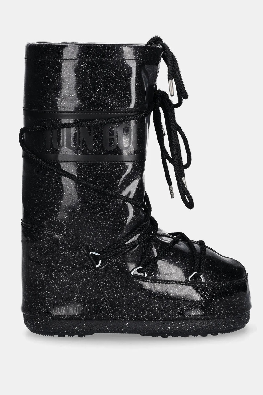Детские сапоги Moon Boot ICON GLITTER цвет чёрный 80D1402850