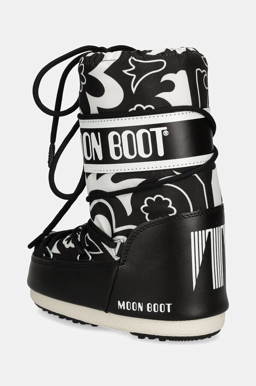 Moon Boot gyerek hótaposó ICON FLOWER fekete, 80D1402940 termék 2. képe
