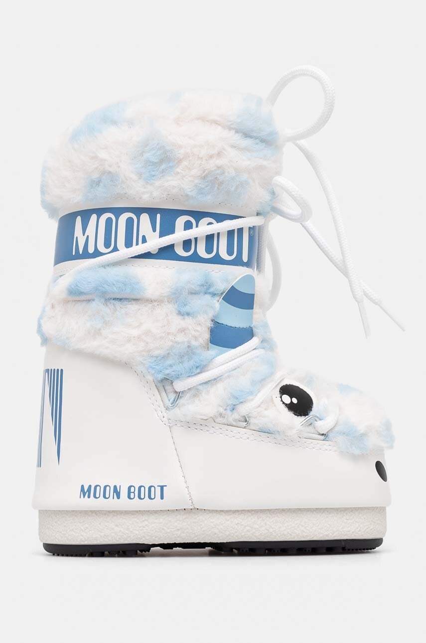 Levně Dětské sněhule Moon Boot ICON YETI FAUX FUR bílá barva, 80D3400260