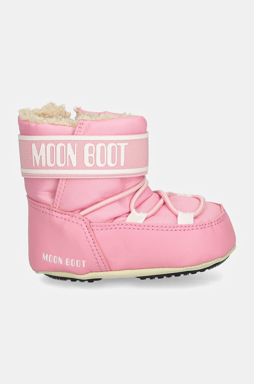 Детские сапоги Moon Boot CRIB NYLON цвет розовый 80D3401020