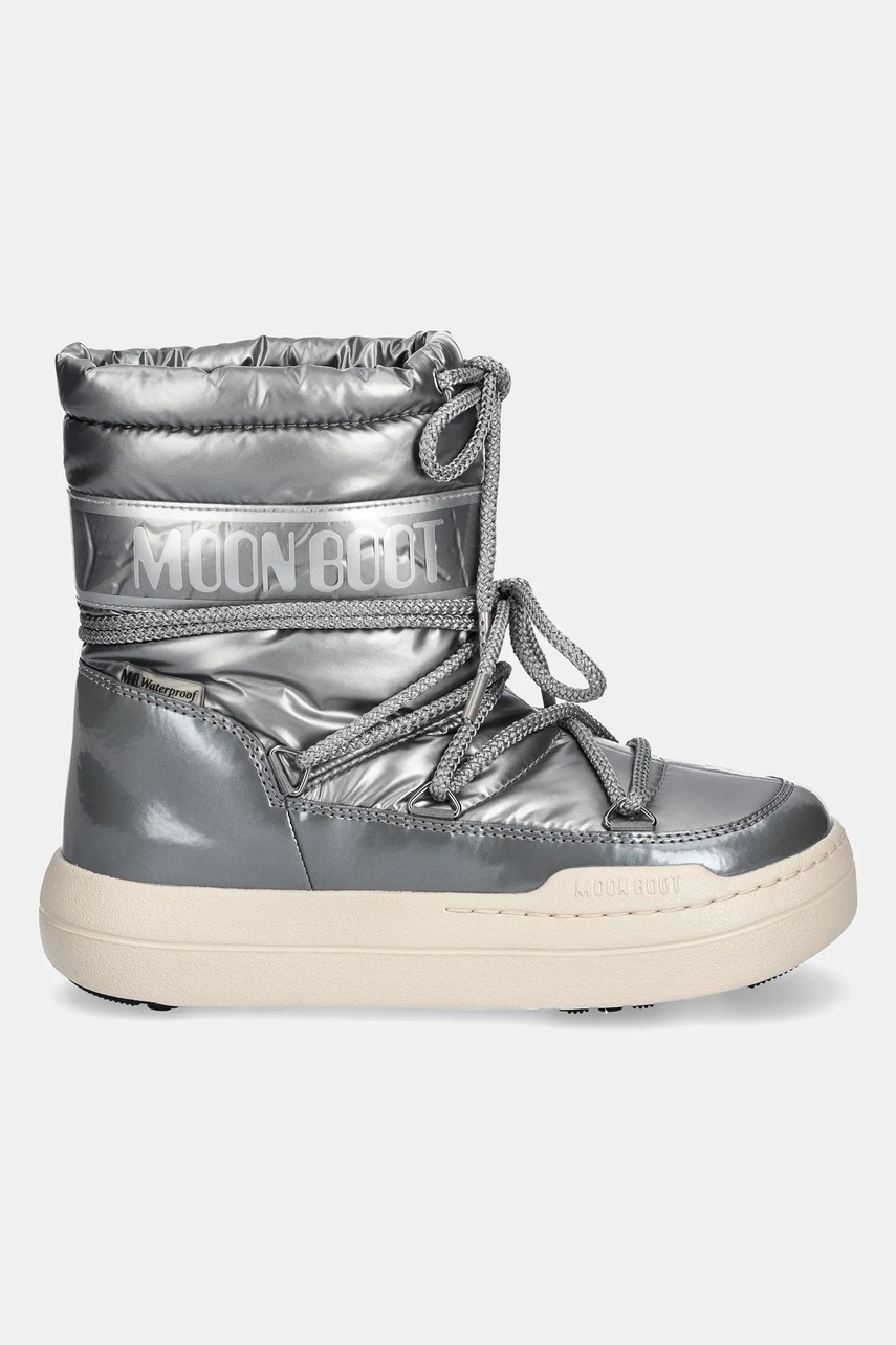 Детские сапоги Moon Boot JR PARK BOOT цвет серебрянный 80D3440020