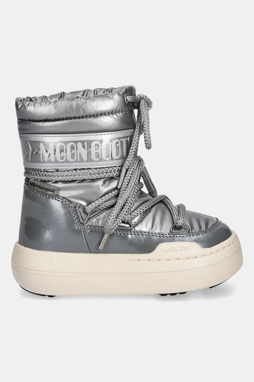 Детские сапоги Moon Boot JR PARK BOOT цвет серебрянный 80D3440020