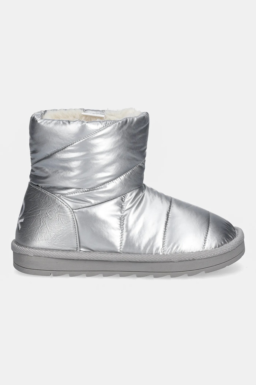 Детские сапоги United Colors of Benetton цвет серебрянный 8GCPCD01L