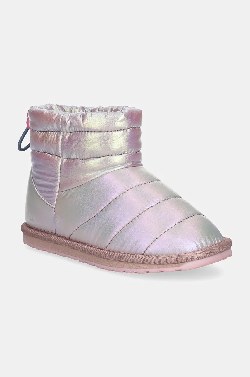 Emu Australia cizme de iarna copii Briggs Metallic culoarea roz, K12955