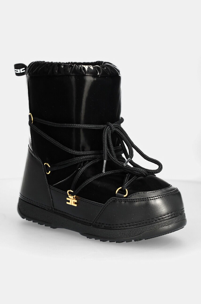 Elisabetta Franchi cizme de iarna copii culoarea negru, F4A6.E0168.1047 Elisabetta Franchi cizme de iarna copii culoarea negru, F4A6.E0168.1047