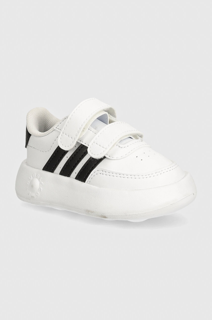 Levně Dětské sneakers boty adidas BREAKNET 2.0 CF bílá barva, ID5276