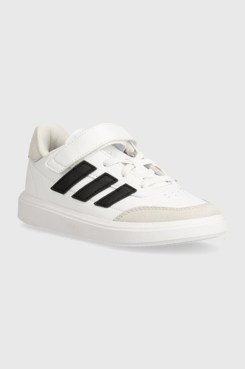 adidas sneakers pentru copii COURTBLOCK EL C culoarea alb, ID6506