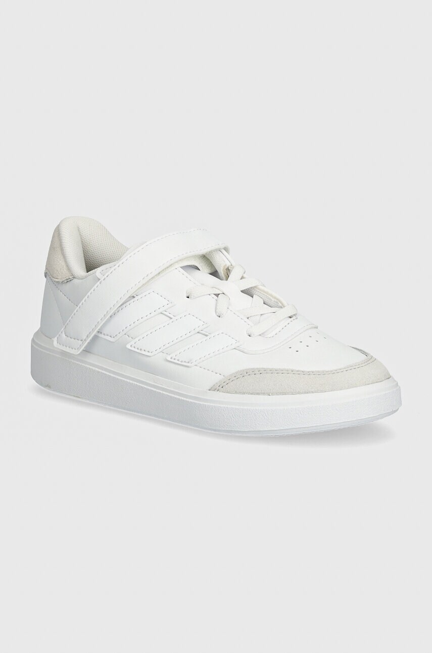 adidas sneakers pentru copii COURTBLOCK EL C culoarea alb, ID6507