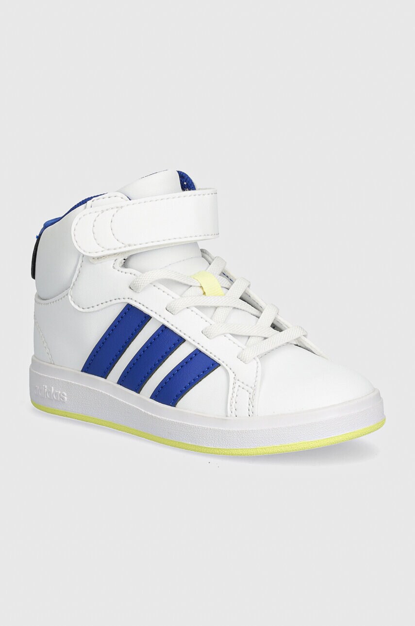 adidas Adidasi pentru copii GRAND COURT MID culoarea alb, IE3861
