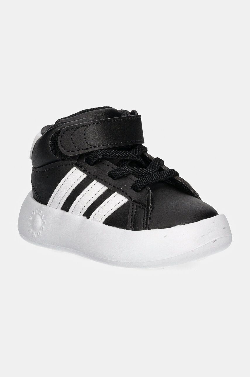 adidas sneakers pentru copii GRAND COURT MID culoarea negru, IE3867