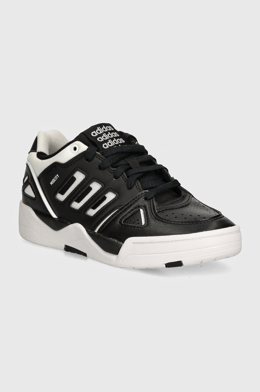 adidas Originals sneakers pentru copii MIDCITY LOW culoarea negru, IG7057