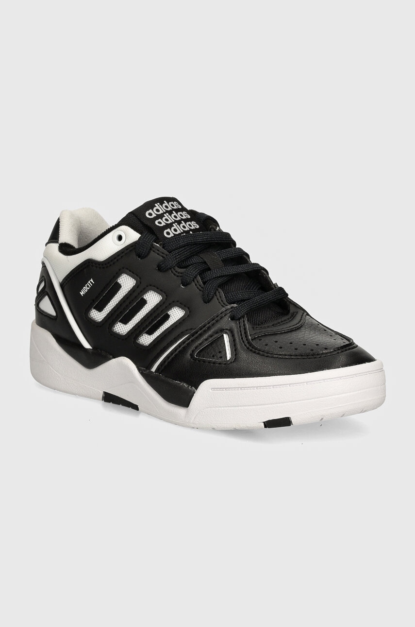 adidas Originals sneakers pentru copii MIDCITY LOW culoarea negru, IG7057 adidas Originals sneakers pentru copii MIDCITY LOW culoarea negru, IG7057