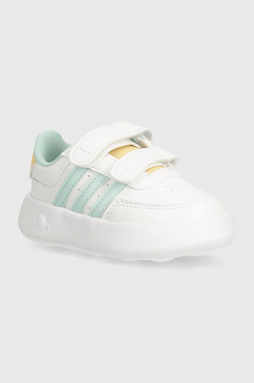 adidas sneakers pentru copii BREAKNET 2.0 CF culoarea alb, IH2386