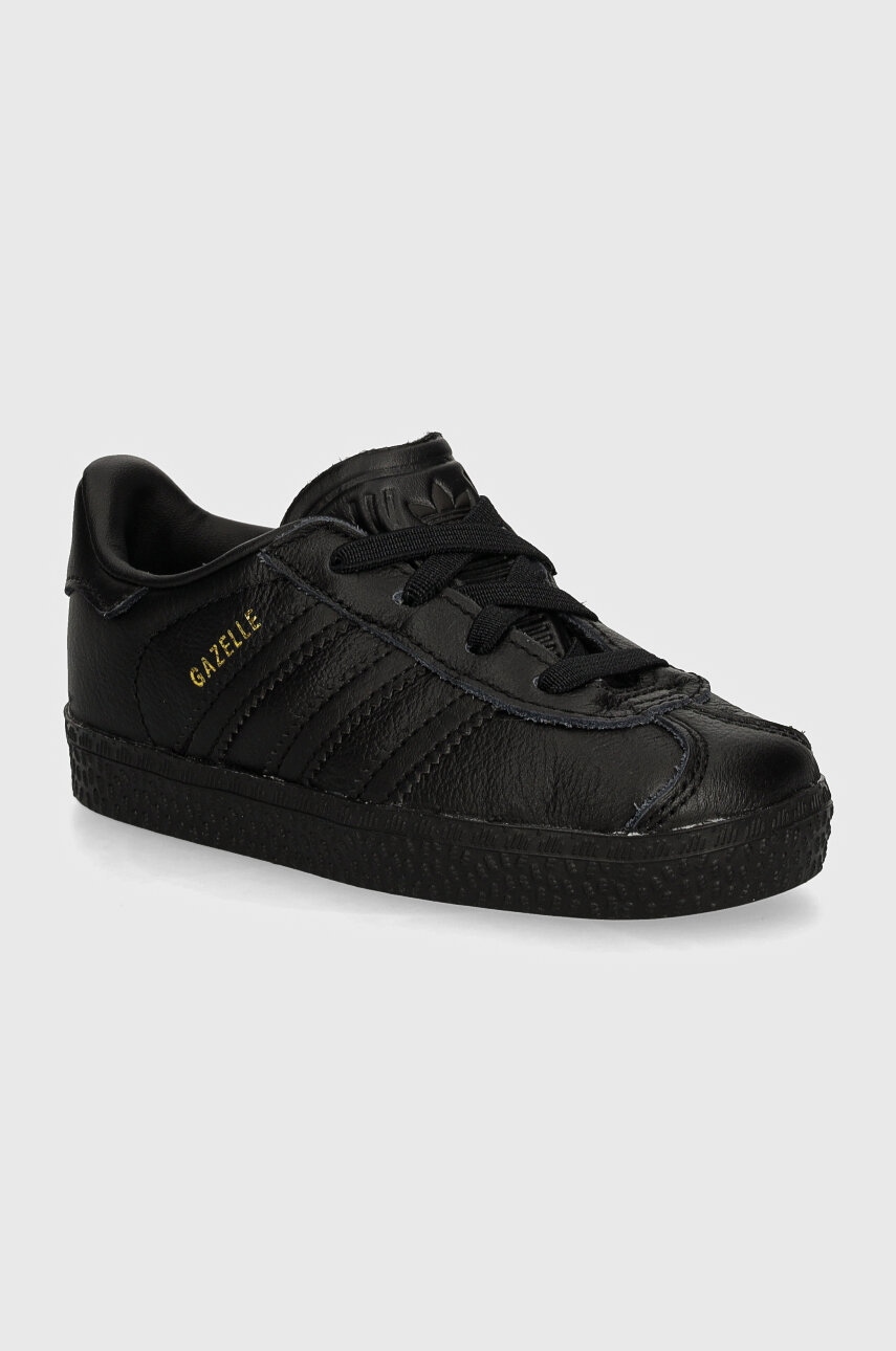 adidas Originals teniși din piele copii GAZELLE CF EL culoarea negru, IH2972
