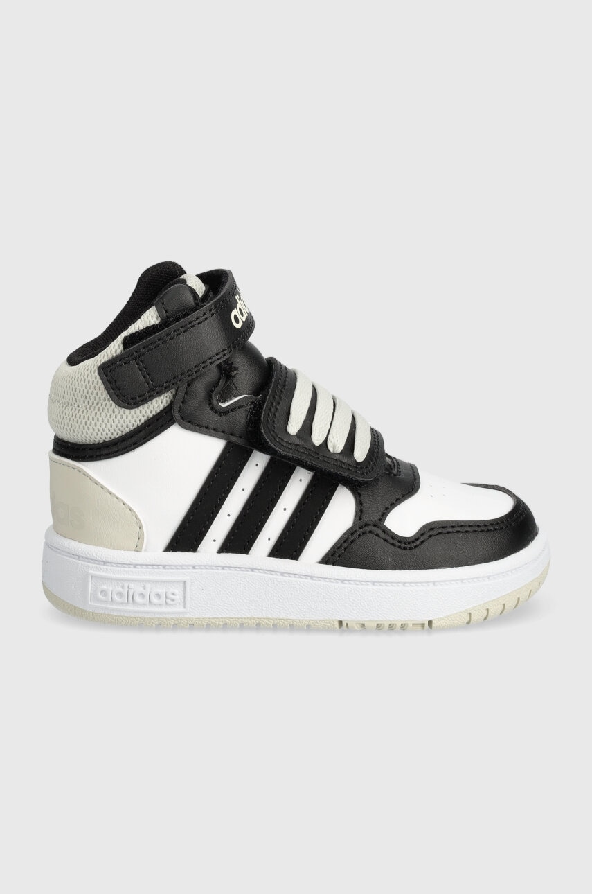 Детские кроссовки adidas Originals HOOPS MID 3.0 AC цвет чёрный IH7903 Детские кроссовки adidas Originals HOOPS MID 3.0 AC цвет чёрный IH7903
