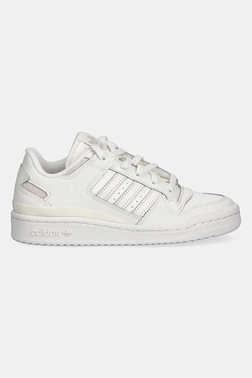 Детские кожаные кроссовки adidas Originals FORUM LOW CL цвет белый IH7916 Детские кожаные кроссовки adidas Originals FORUM LOW CL цвет белый IH7916