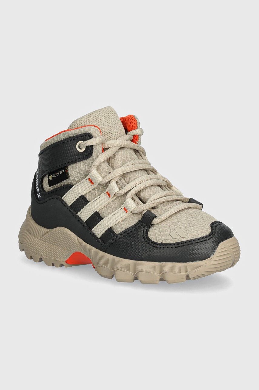 adidas TERREX pantofi copii TERREX MID GTX culoarea bej, ID0934 adidas TERREX pantofi copii TERREX MID GTX culoarea bej, ID0934