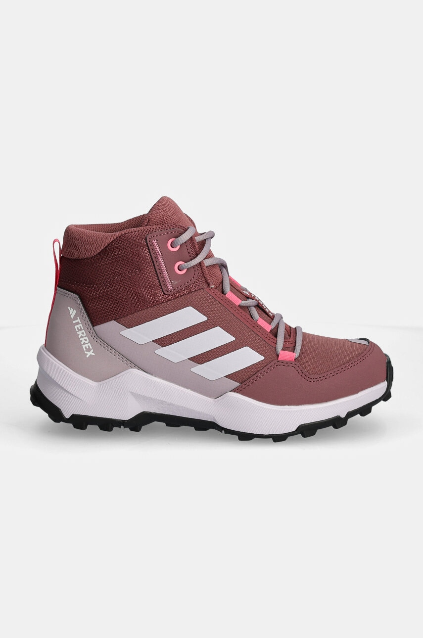 Детские ботинки adidas TERREX TERREX AX4R MID цвет розовый IF6524