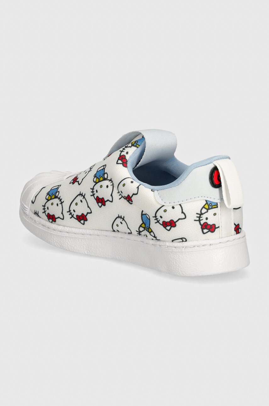 adidas Originals gyerek sportcipő SUPERSTAR 360 x Hello Kitty fehér, IF7019 termék 2. képe