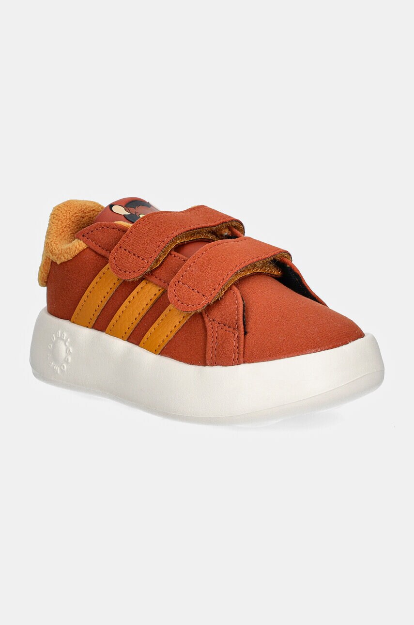 adidas sneakers pentru copii GRAND COURT Bambi CF culoarea maro, IF4047