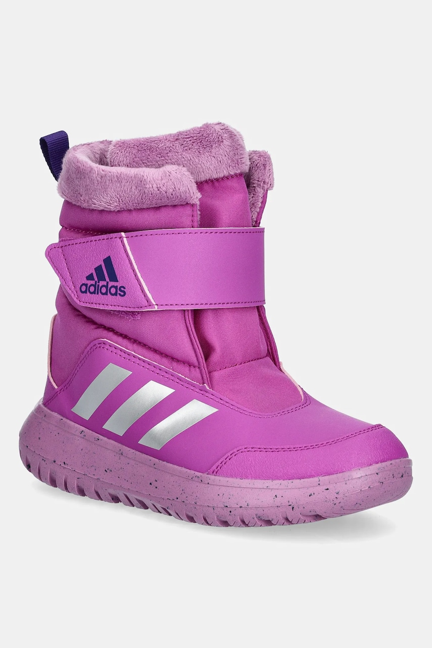 adidas cizme de iarna pentru copii Winterplay C culoarea violet, IE8673 adidas cizme de iarna pentru copii Winterplay C culoarea violet, IE8673